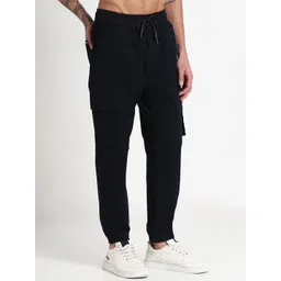 SHOWOFF Men Comfort Regular Fit Low-Rise Joggers Trousers image 2