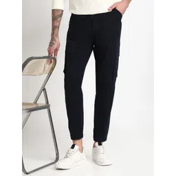 SHOWOFF Men Comfort Regular Fit Low-Rise Joggers Trousers image 3