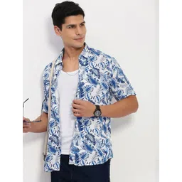 SHOWOFF Men Comfort Slim Fit Floral Opaque Printed Casual Shirt-picture-28