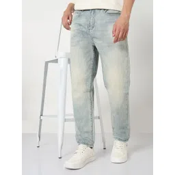 SHOWOFF Men Comfort Straight Fit Low-Rise Heavy Fade Acid Wash Jeans-picture-36