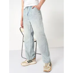 SHOWOFF Men Comfort Straight Fit Low-Rise Heavy Fade Acid Wash Jeans-picture-38