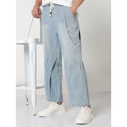 SHOWOFF Men Comfort Straight Fit Low-Rise Light Fade Acid Wash Jeans-picture-27