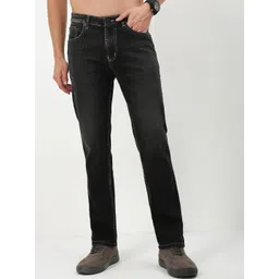 SHOWOFF Men Comfort Straight Fit Low-Rise Light Fade Acid Wash Stretchable Jeans-picture-22