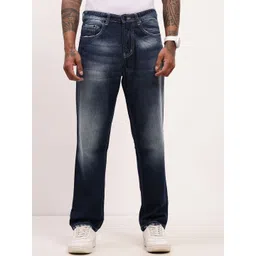 SHOWOFF Men Comfort Straight Fit Low-Rise Light Fade Acid Wash Stretchable Jeans-picture-25