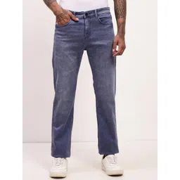 SHOWOFF Men Cotton Comfort Straight Fit Low-Rise Light Fade Acid Wash Stretchable Jeans-picture-33