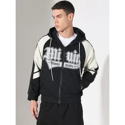 SHOWOFF Men Cotton Long Sleeves Printed Hooded Sweatshirt-picture-33