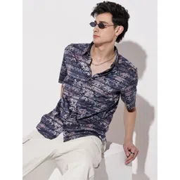 SHOWOFF Men Cotton Regular Fit Printed Casual Shirt-picture-10