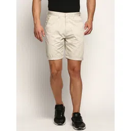 SHOWOFF Men Mid Rise Cotton Chinos Shorts-picture-17