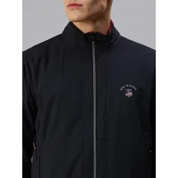 SHOWOFF Men Navy Blue Red Reversible Padded Jacket image 4