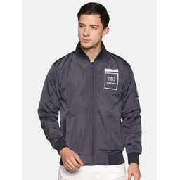 SHOWOFF Men Navy Blue Windcheater Outdoor Bomber Jacket-picture-23