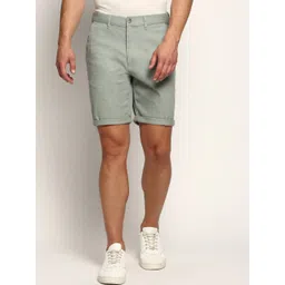 SHOWOFF Men Regular Fit Mid-Rise Cotton Shorts-picture-35