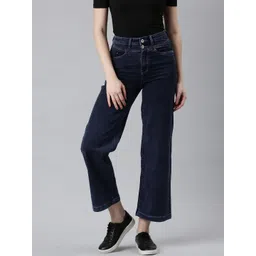 SHOWOFF Mid Rise Jean Mom Fit Clean Look Retro Denims Stretchable Jeans-picture-11