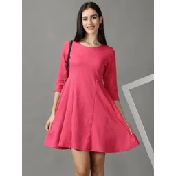 SHOWOFF Regular Sleeves Mini A-Line Dress-picture-11