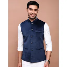 SHOWOFF Slim-Fit Nehru Jackets-picture-32