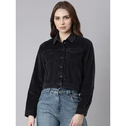 SHOWOFF Spread Collar Corduroy Windcheater Tailored Jacket-picture-22