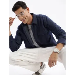 SHOWOFF Standard Slim Fit Cotton Casual Shirt-picture-41