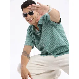 SHOWOFF Standard Slim Fit Printed Cotton Casual Shirt-picture-22