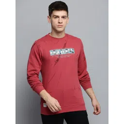 SHOWOFF Typography Printed Cotton Sweatshirt-image-41