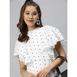 SHOWOFF White A-Line Dress-picture-37