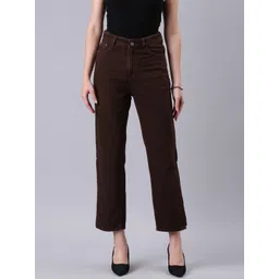 SHOWOFF Women Clean Look Mid-Rise Wide Leg Jeans-picture-36