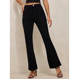 SHOWOFF Women Comfort Flared High-Rise Jeans-picture-12