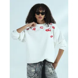 SHOWOFF Women Embroidered Regular Sweatshirt-picture-11