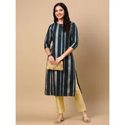 SHOWOFF Women Printed Indie Florals Kurta-picture-34