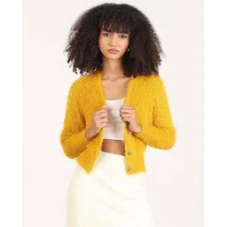 showoff Women Regular Fit Front-Open Shrug-picture-13