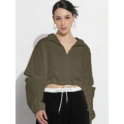 SHOWOFF Women Spread Collar Solid Lightweight Casual Sporty Jacket-picture-13