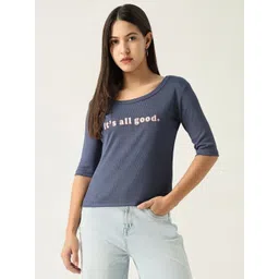 SHOWOFF Women Striped Slim Fit T-shirt-picture-18