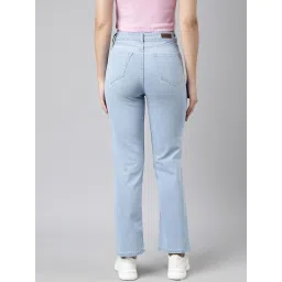 showoffff SHOWOFF Blue Straight Fit Mid Rise Jeans image 2