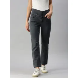 SHOWOFF Clean Look Grey Regular Fit Denim Jeans-image-12