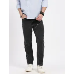 SHOWOFF Grey Denim Regular Fit  Jeans-image-4