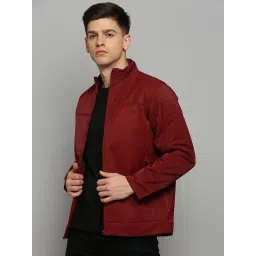 showoffff Showoff Maroon Regular Fit Jacket image 3