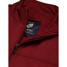showoffff Showoff Maroon Regular Fit Jacket image 4