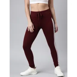 SHOWOFF Maroon Slim Fit Trackpants-image-20