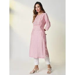 showoffff SHOWOFF Pink Printed Kurta image 3