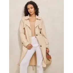 SHOWOFFFF Beige Regular Fit Jacket-picture-11