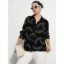 SHOWOFFFF Black Embroidered Shirt-picture-15