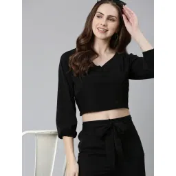 SHOWOFFFF Black Full Length Co-Ord Set-picture-29