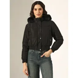 SHOWOFFFF Black Nylon Puffer Jacket-picture-46