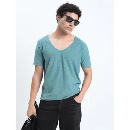 SHOWOFFFF Blue Cotton Regular Fit T-Shirt-picture-28