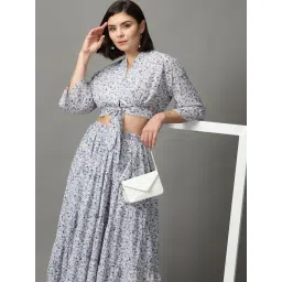 SHOWOFFFF Blue Printed Co-ord Set-picture-48