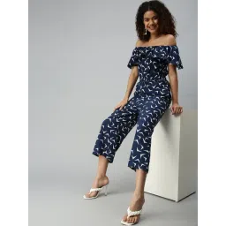 SHOWOFFFF Blue Printed Jumpsuit-picture-30