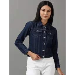 SHOWOFFFF Blue Regular Fit Denim Jacket-picture-43