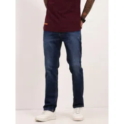 SHOWOFFFF Blue Straight Fit Jeans-picture-30