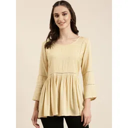 SHOWOFFFF Flared Sleeves Empire Kurti-picture-20