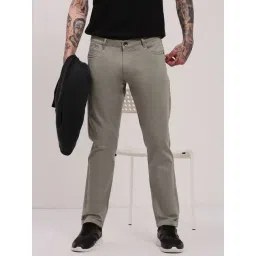 SHOWOFFFF Green Cotton Slim Fit Jeans-picture-34