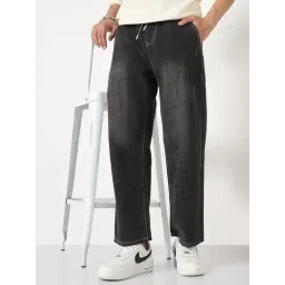 SHOWOFFFF Grey Straight Fit Jeans-picture-28