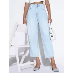 SHOWOFFFF Light Blue Straight Fit Jeans-picture-26